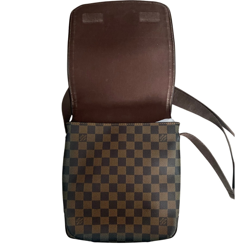 Louis Vuitton Brooklyn PM Damier Ebene Messenger Crossbody Bag Brown Unisex - Picture 4 of 16